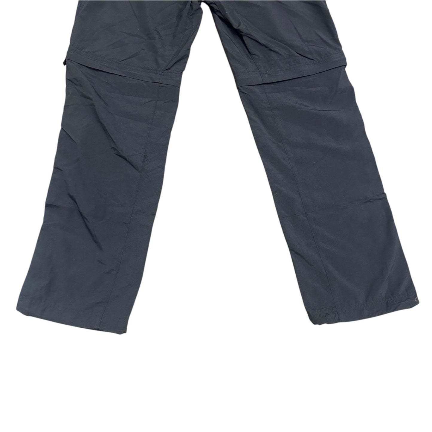 NWT Columbia Womens XL Black Omni Shade Silver Ridge Convertible Pant Hiking