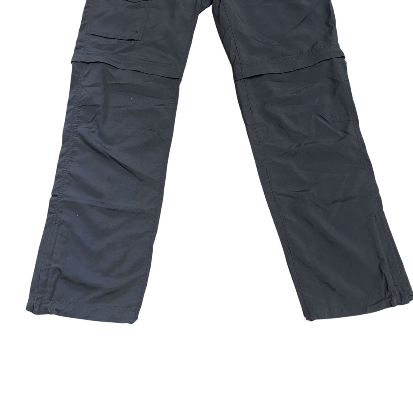 NWT Columbia Womens XL Black Omni Shade Silver Ridge Convertible Pant Hiking