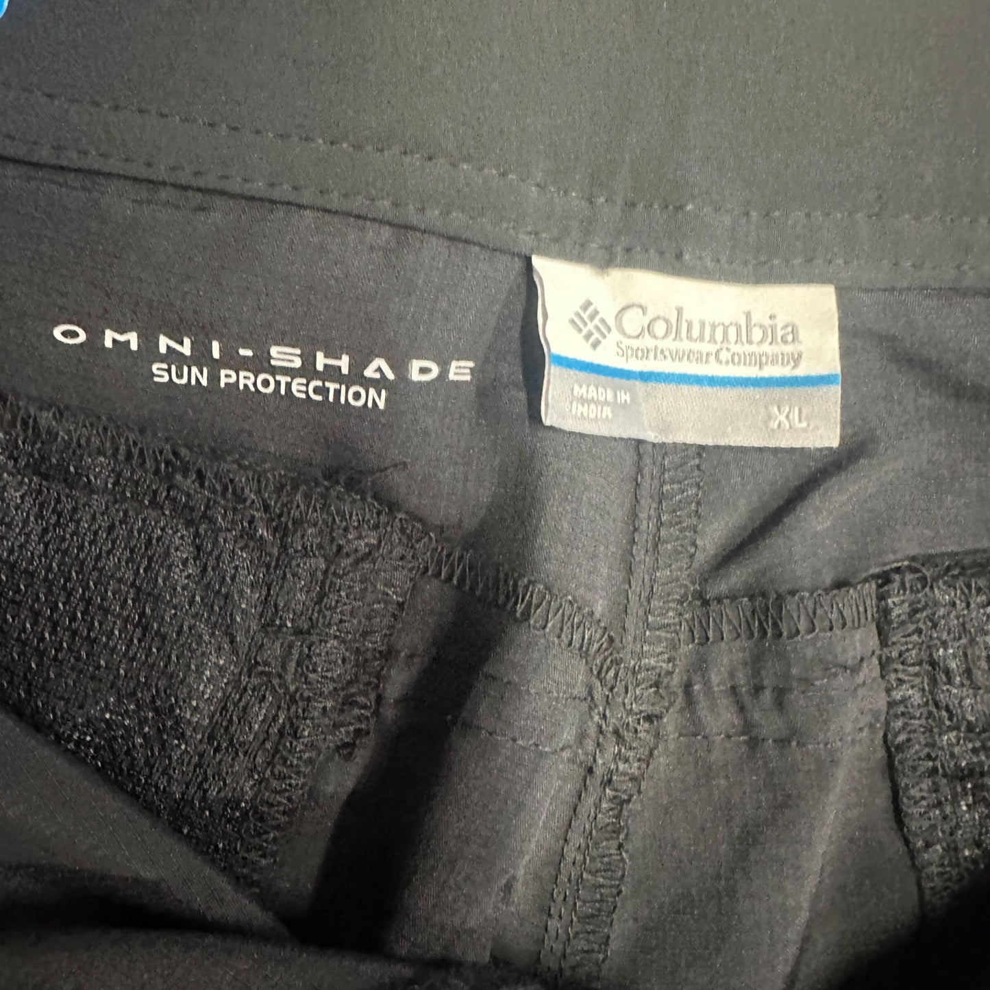 NWT Columbia Womens XL Black Omni Shade Silver Ridge Convertible Pant Hiking