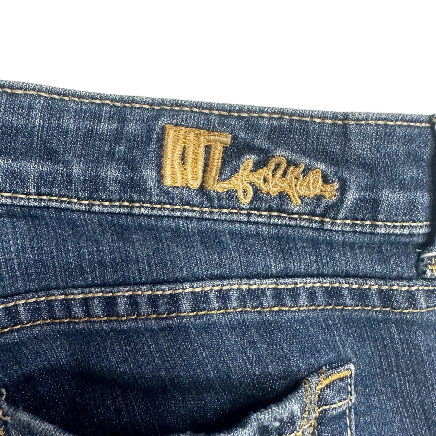 Kut From Kloth Cut Off Jean Shorts Womens 14 Frayed High Rise Raw Hem Stretch