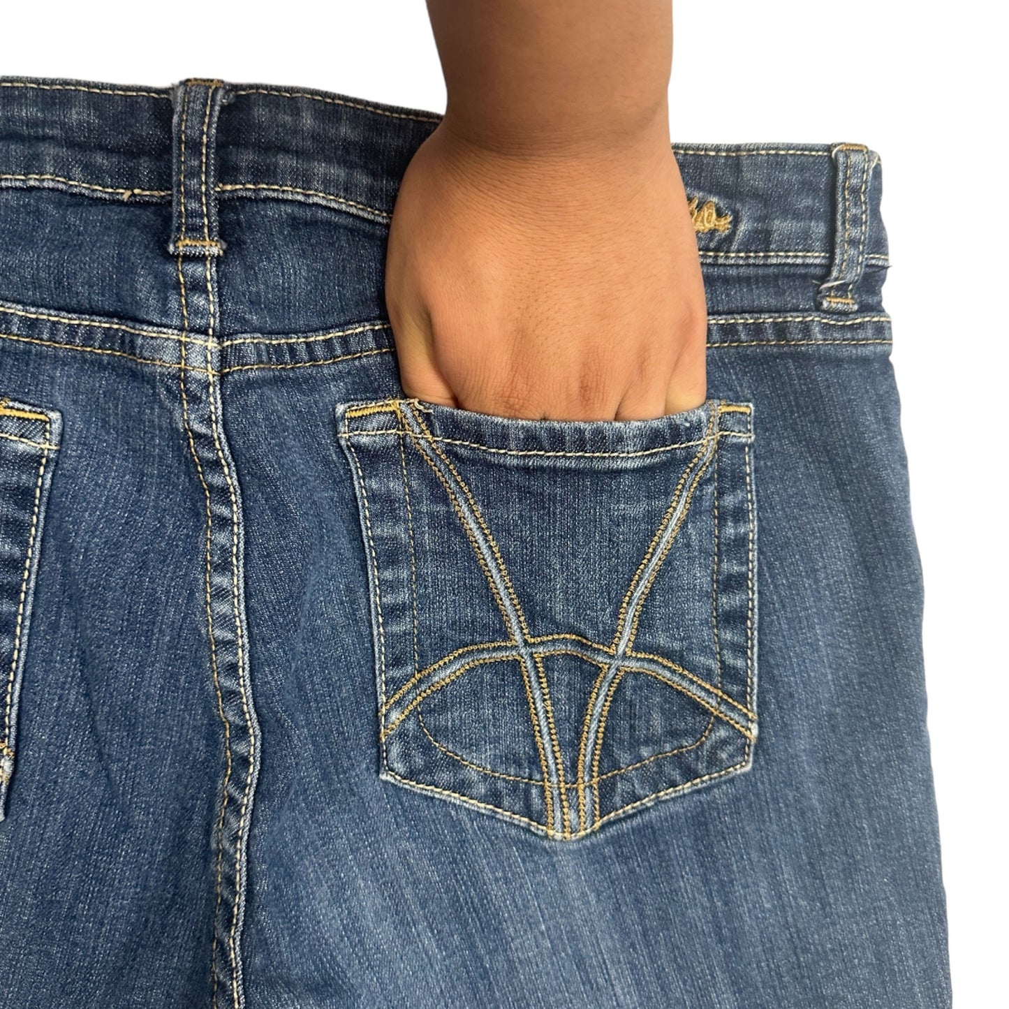 Kut From Kloth Cut Off Jean Shorts Womens 14 Frayed High Rise Raw Hem Stretch