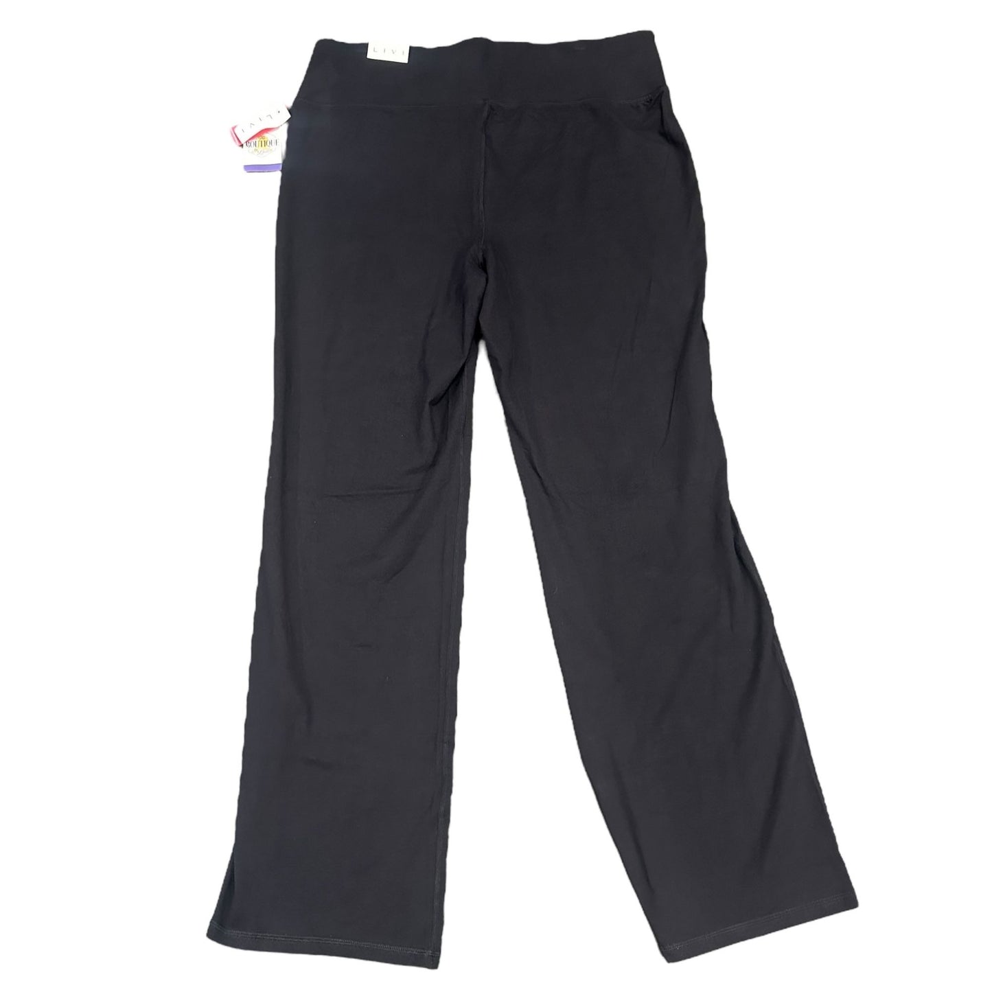 NWT Livi Activewear 18/20L Black Signature Strength Yoga Pants No Show Through
