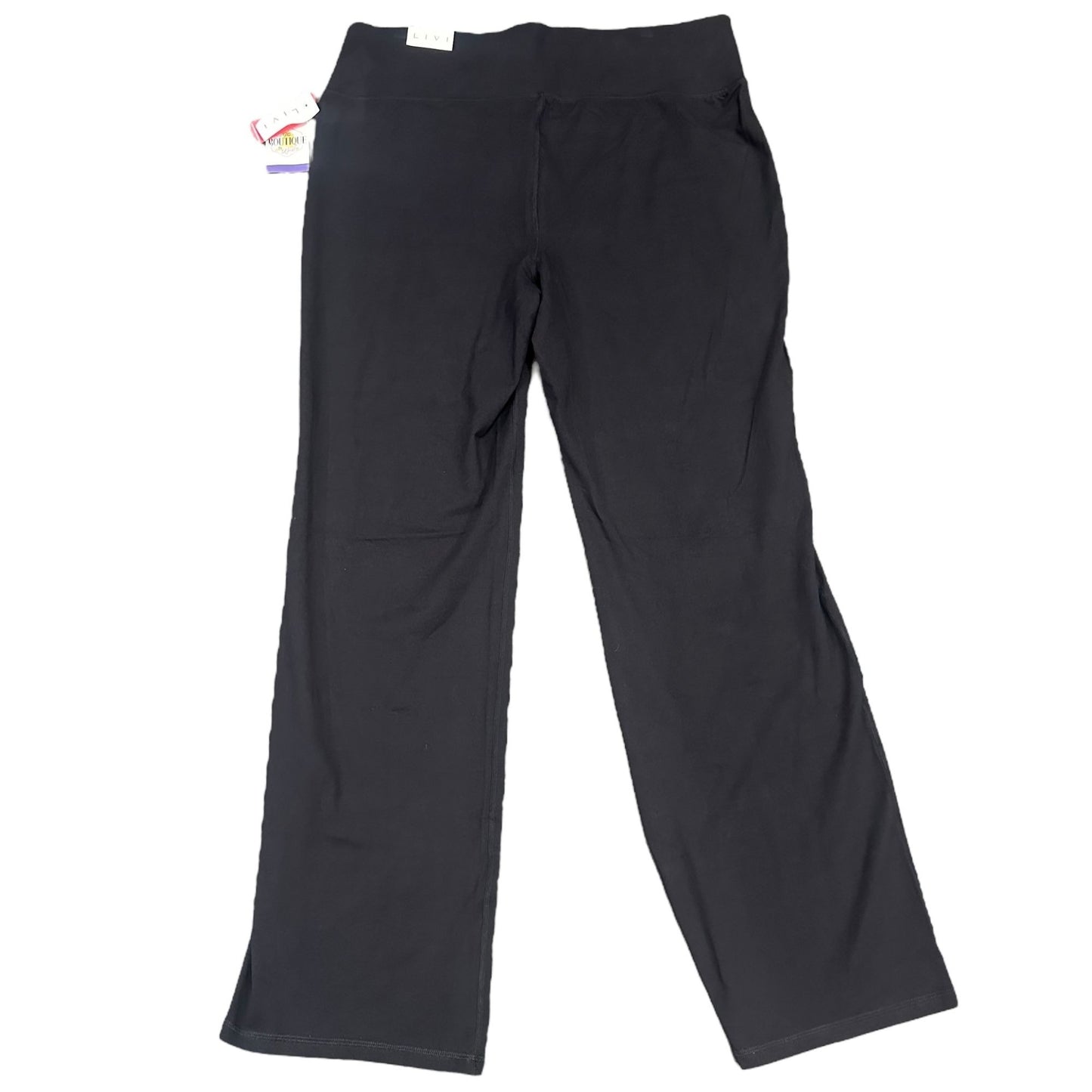NWT Livi Activewear 18/20L Black Signature Strength Yoga Pants No Show Through