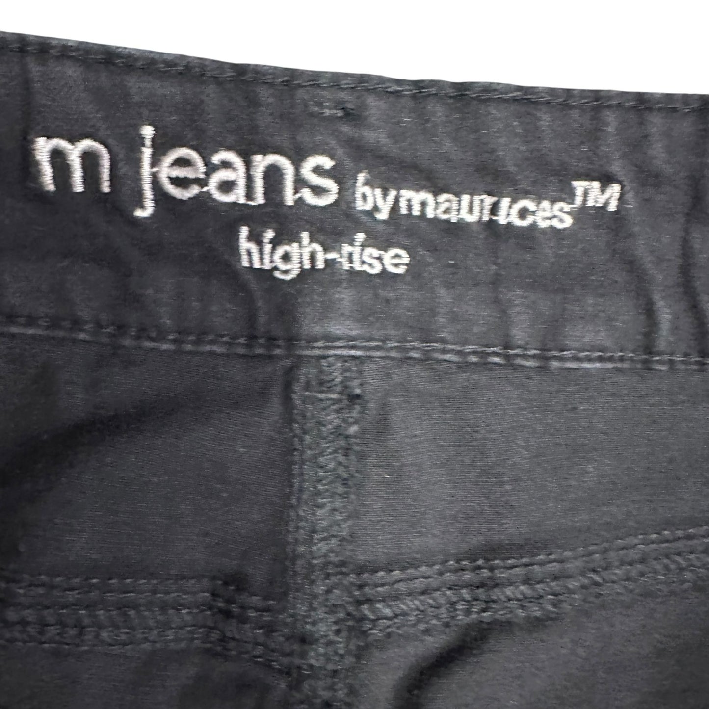 NWT M Jeans by Maurices Womens 6 Regular Flare Denim Flex High Rise Black Jeans