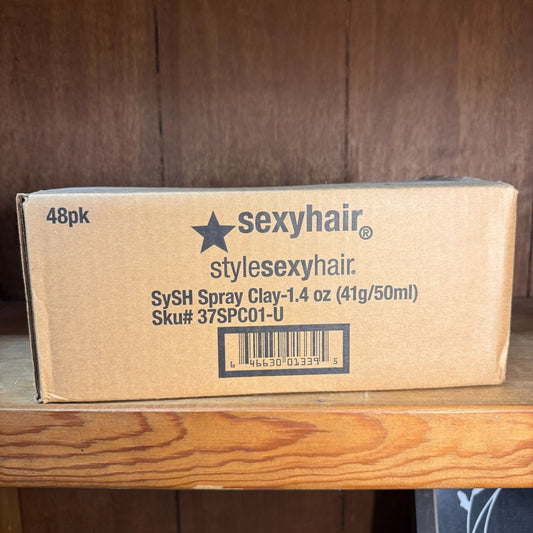 Style Sexy Hair Spray Clay Texturizing Spray Matte1.4 Oz Travel Size - 48 Pack