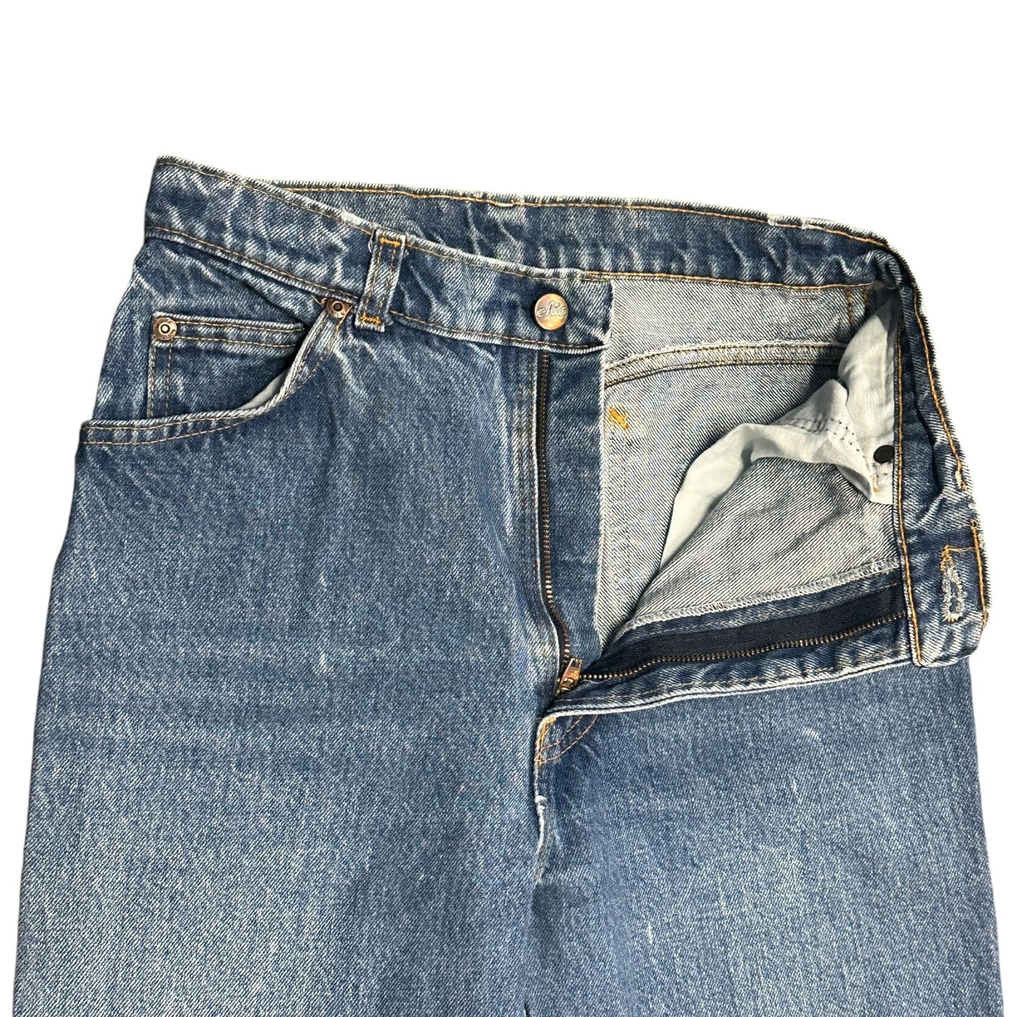 Vtg H.I.S. Chic Mom Jeans 10/11 High Waist Straight USA Preppy Normcore Street