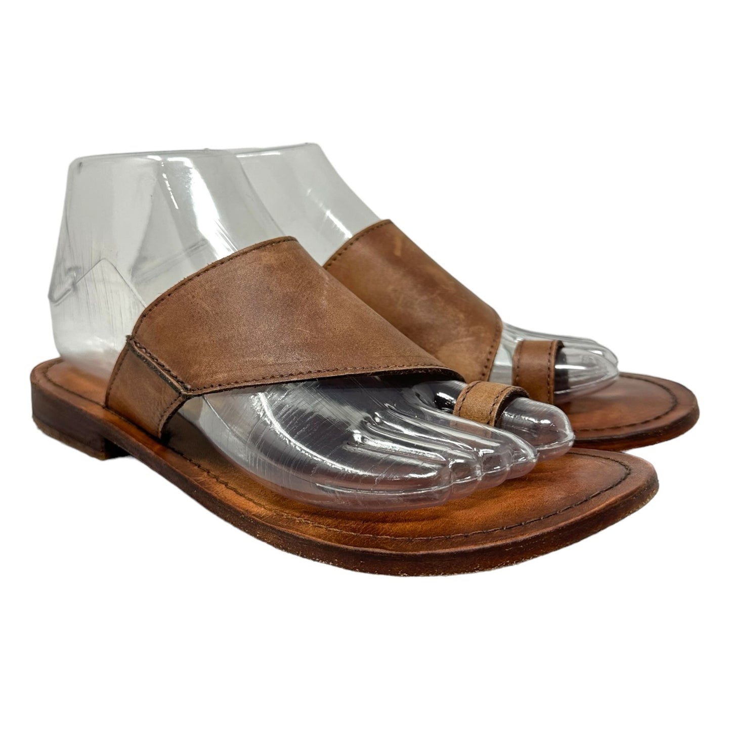 Free People Womens 36  Sant Antoni Brown Slide Sandals Medium (B,M) BHFO 3679