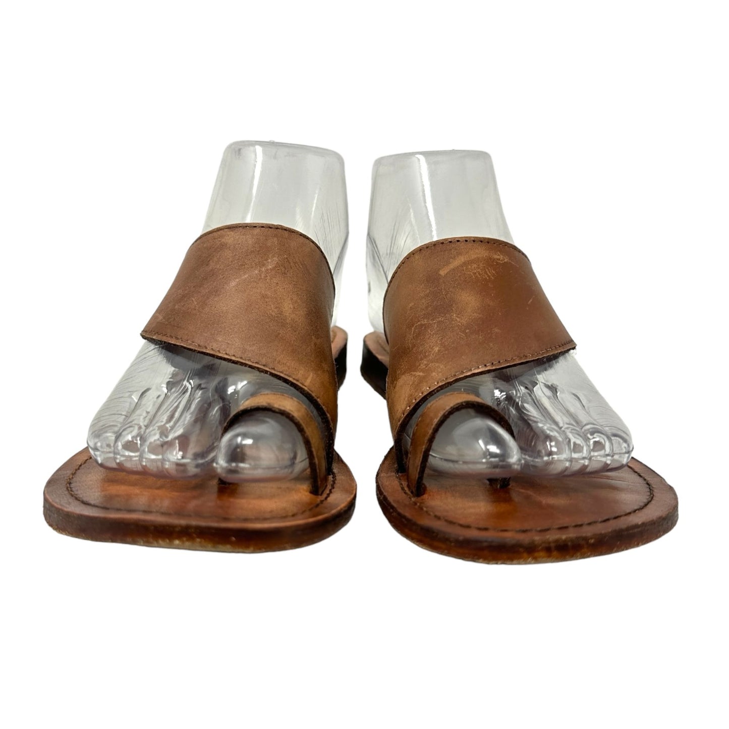 Free People Womens 36  Sant Antoni Brown Slide Sandals Medium (B,M) BHFO 3679