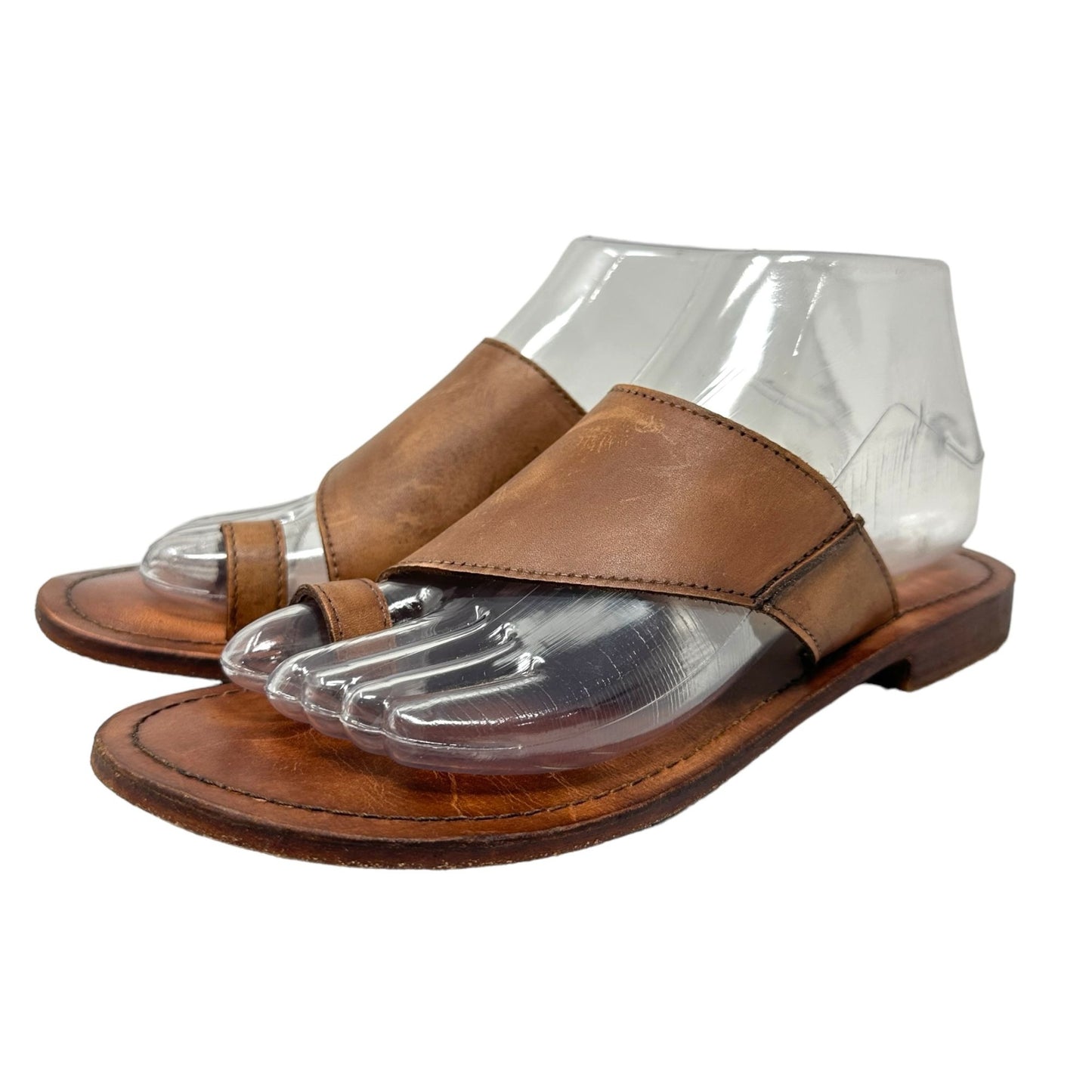 Free People Womens 36  Sant Antoni Brown Slide Sandals Medium (B,M) BHFO 3679