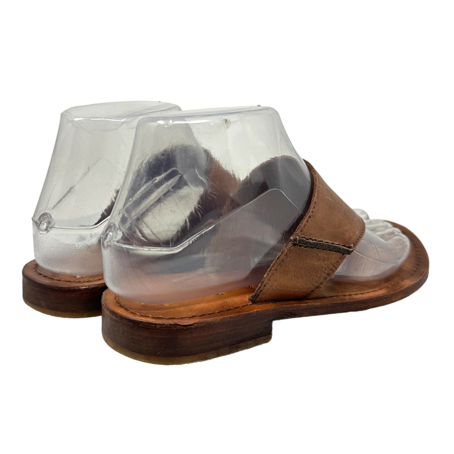 Free People Womens 36  Sant Antoni Brown Slide Sandals Medium (B,M) BHFO 3679