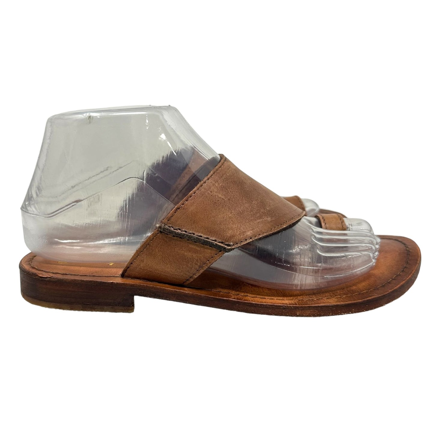 Free People Womens 36  Sant Antoni Brown Slide Sandals Medium (B,M) BHFO 3679