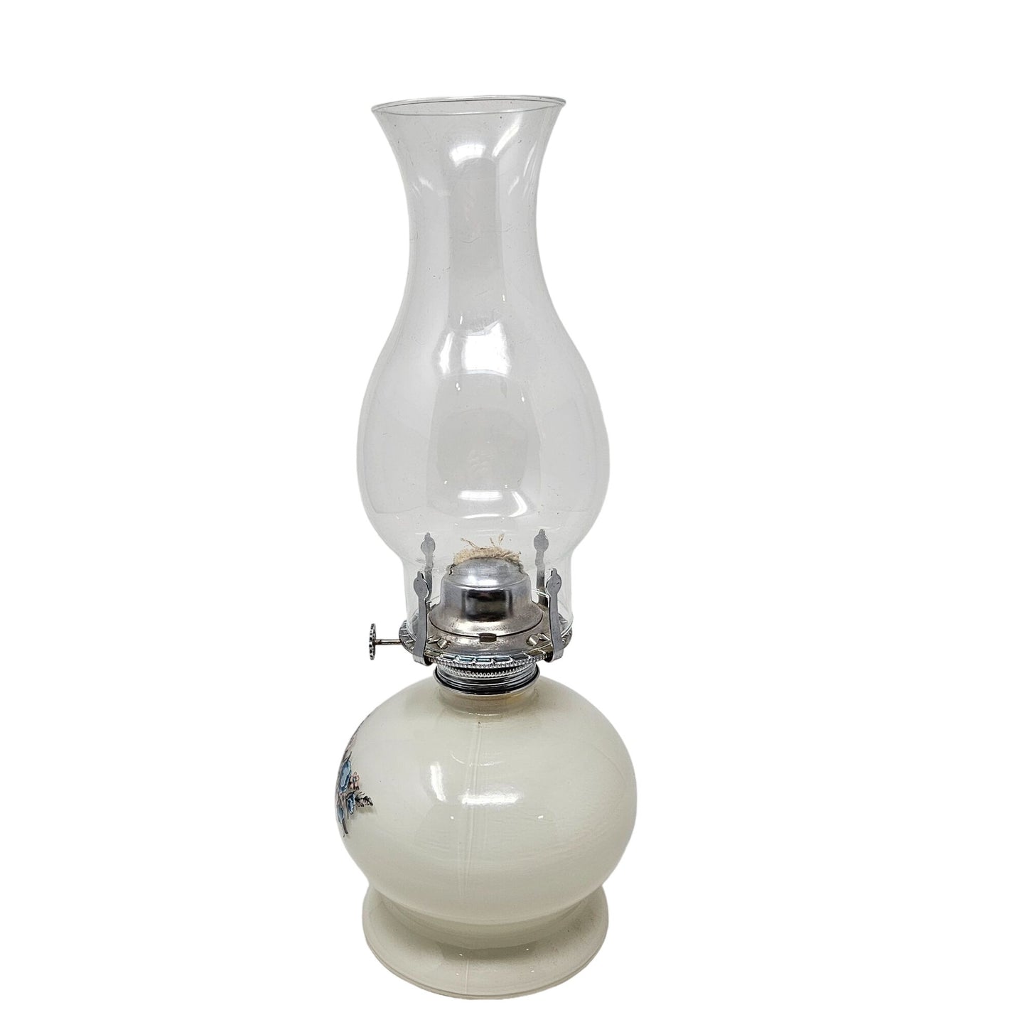 Vtg Lamplight Farms 14.5" Oil Lamp Lantern Cottagecore Shabby Farmhouse Granny