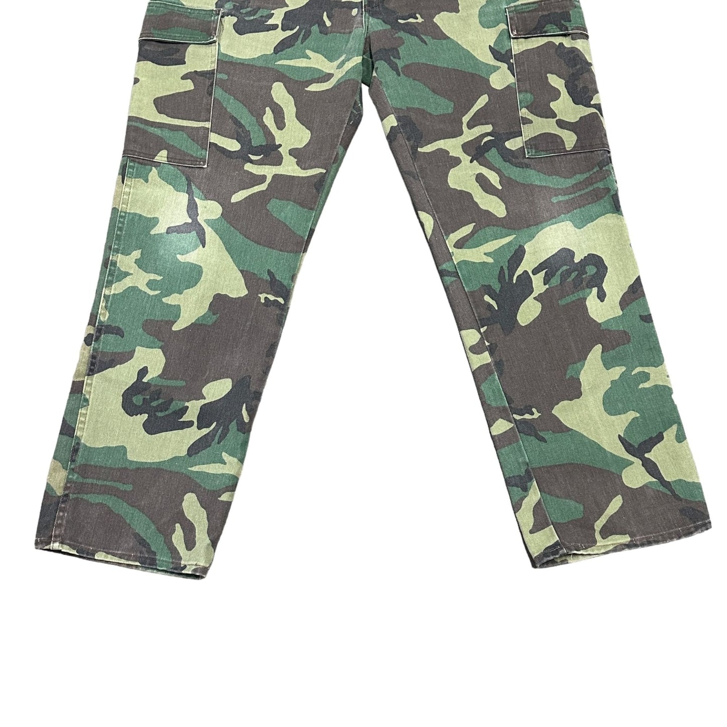 Vintage Liberty Camo Jeans 40x32 Woodland Camouflage Cargo Hunting Workwear USA