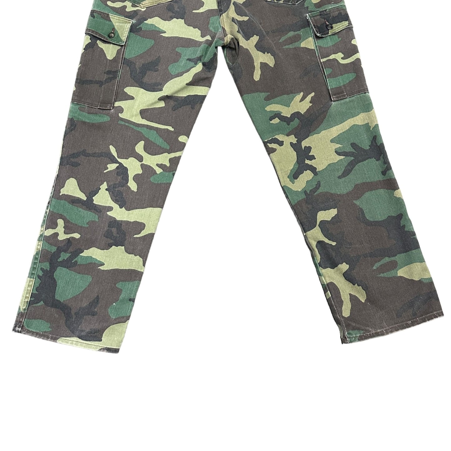 Vintage Liberty Camo Jeans 40x32 Woodland Camouflage Cargo Hunting Workwear USA