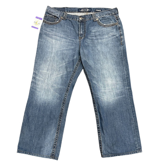 Seven7 Mens Relaxed Fit Straight Leg Jeans 40X32 100% Cotton Normcore Workwear