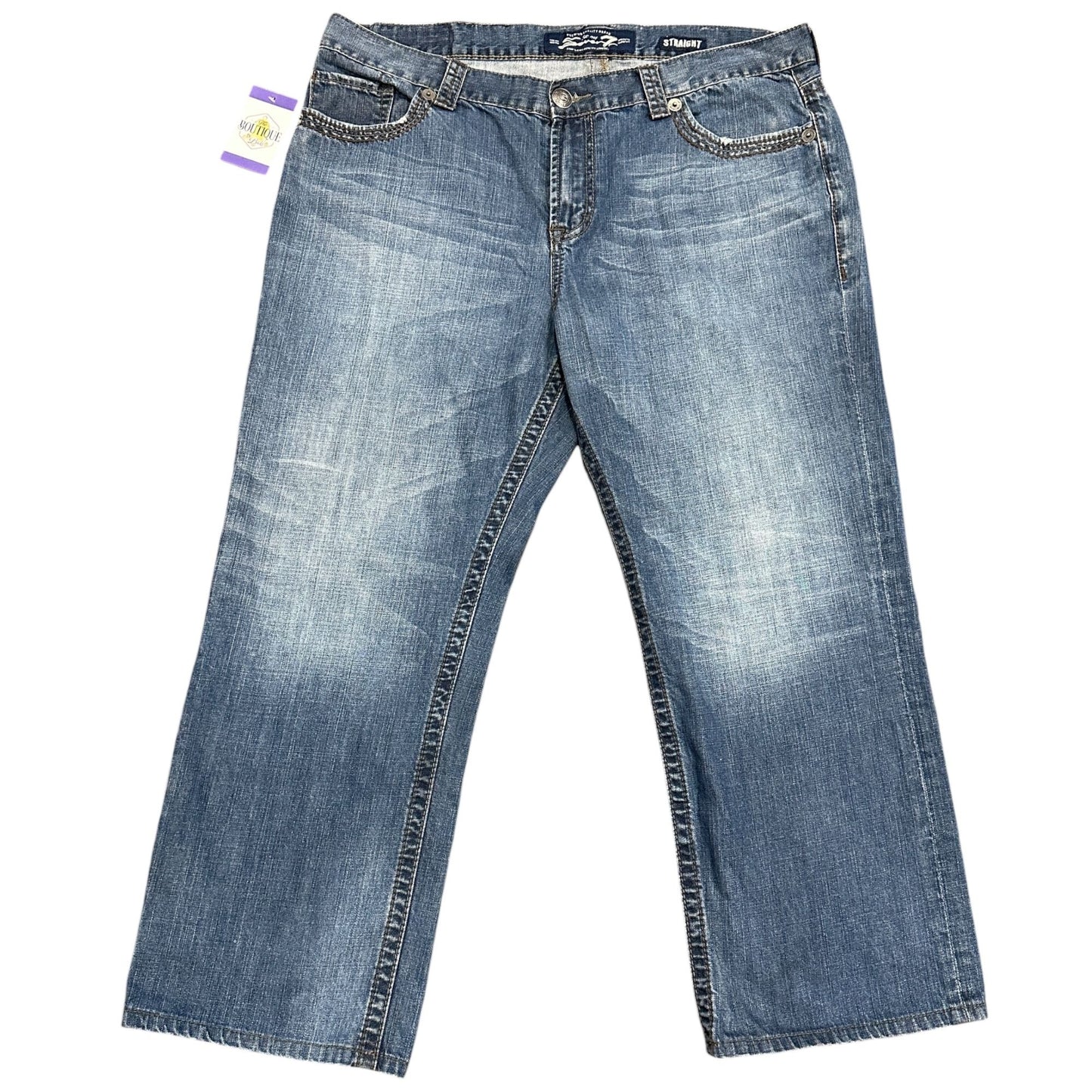 Seven7 Mens Relaxed Fit Straight Leg Jeans 40X32 100% Cotton Normcore Workwear