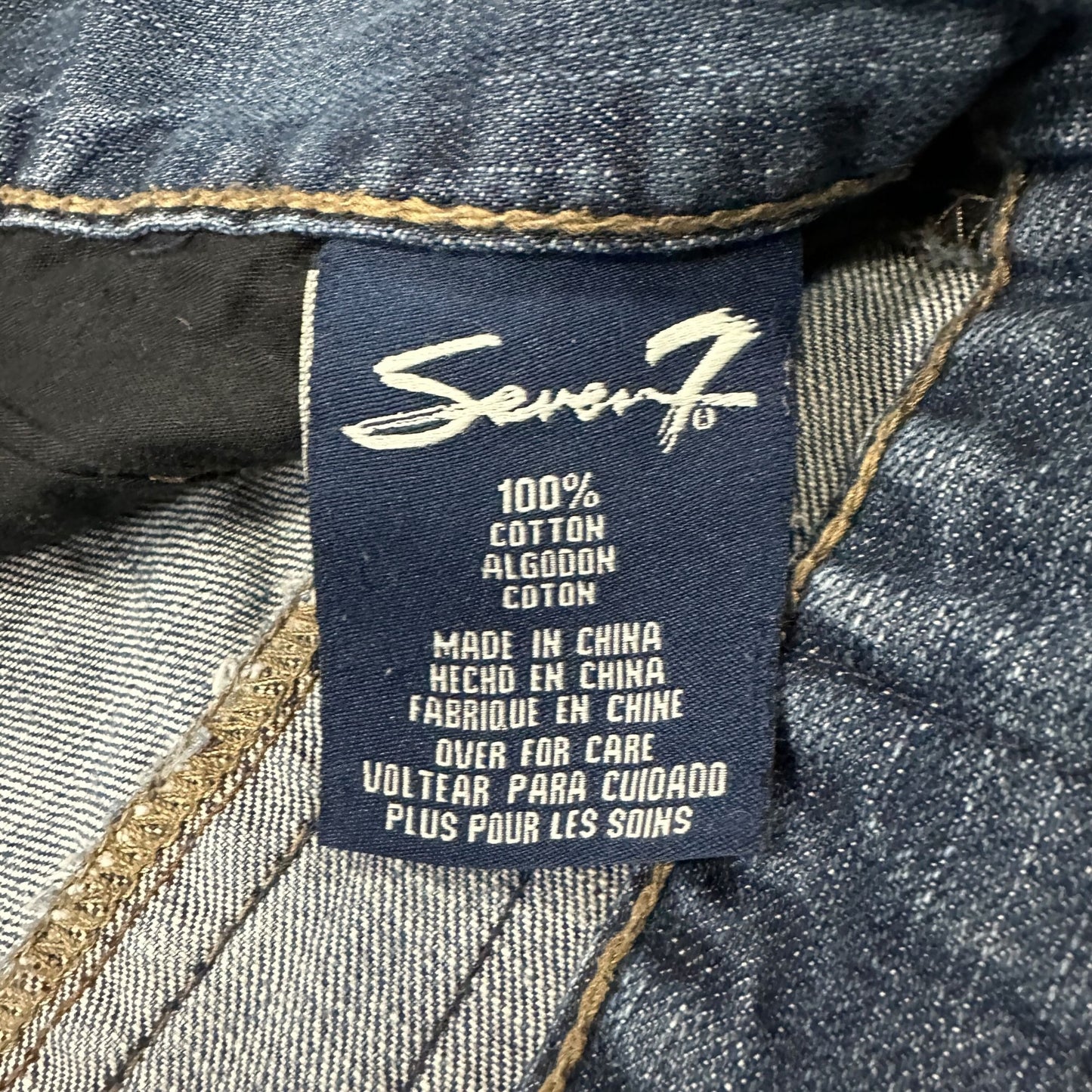 Seven7 Mens Relaxed Fit Straight Leg Jeans 40X32 100% Cotton Normcore Workwear